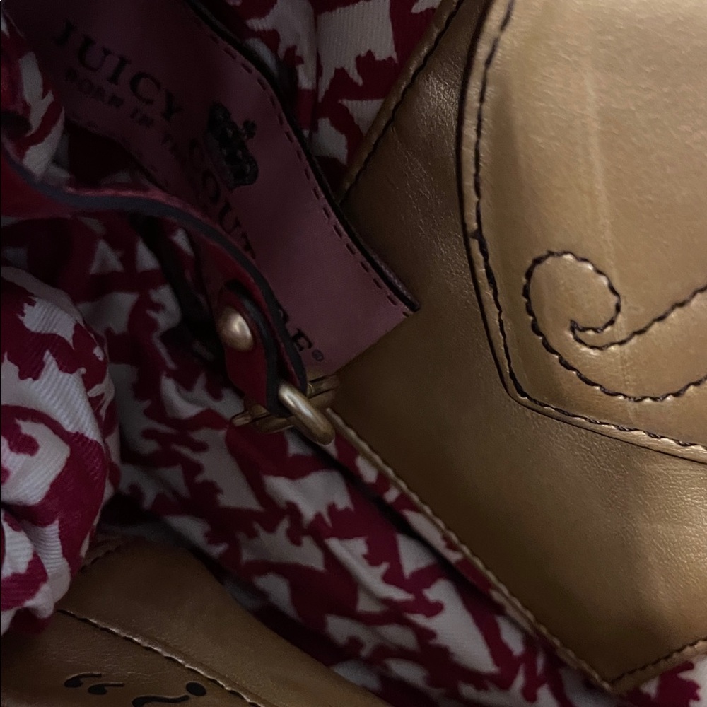 Juicy Couture Burgundy Shoulder Bag - Picture 4 of 5